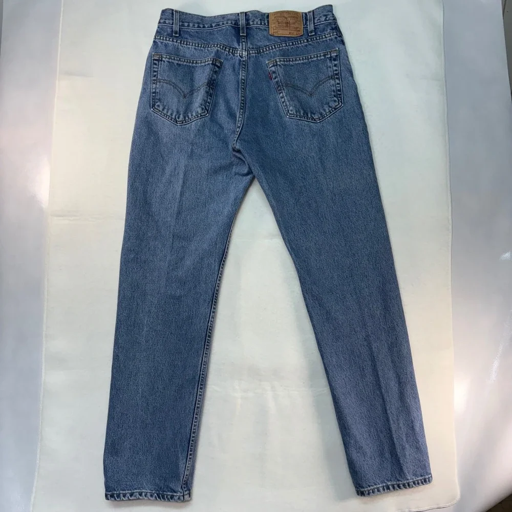 Vintage Levis 505 Regular‎ Fit Straight Mens Jeans Blue Denim 34x32 00505-4891
